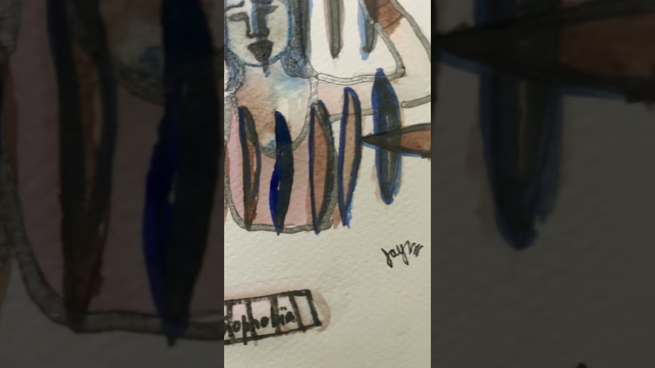 Fear of closed spaces as a drawing 