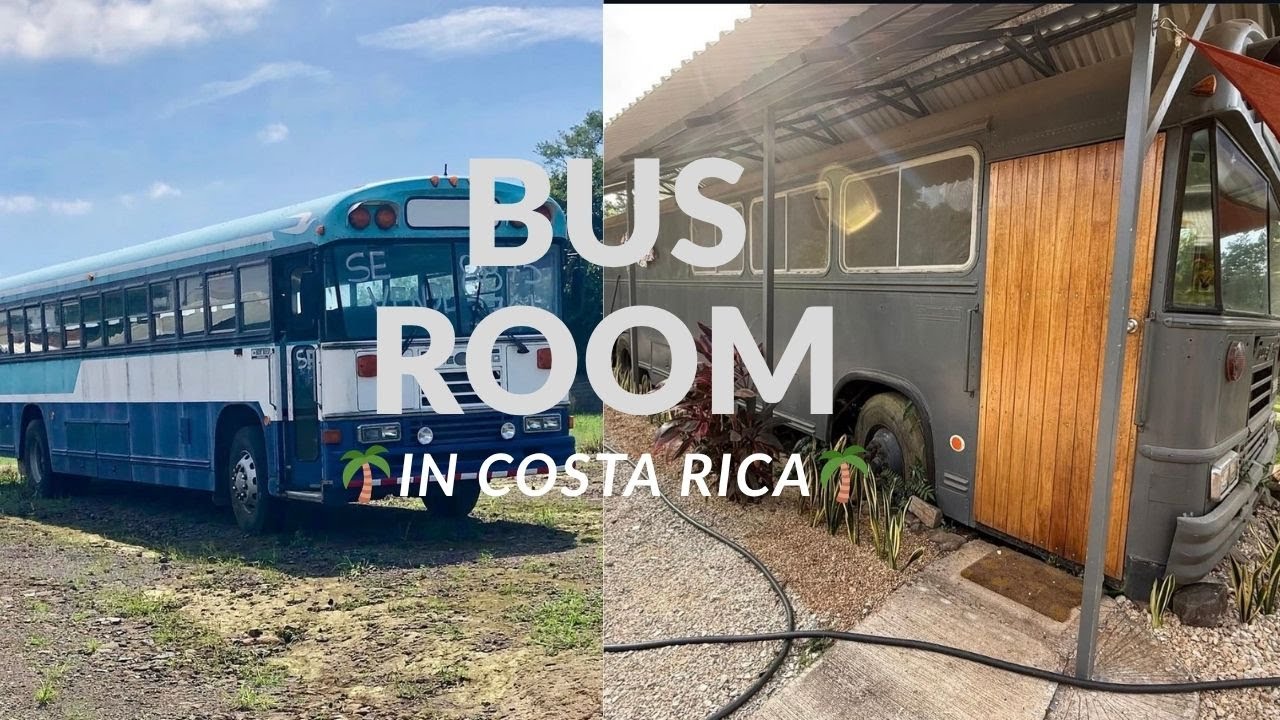 Inside My Tiny Bus Room in Costa Rica 🌴