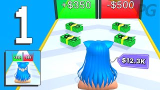 Hair Makeover Challenge Run 3D screenshot 2