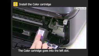 PIXMA MX522: Setting the ink tank