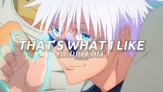 That’s What I Like • Bruno Mars [audio edit]