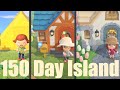 150 Days in 30 Minutes | My Island's Evolution in Animal Crossing: New Horizons
