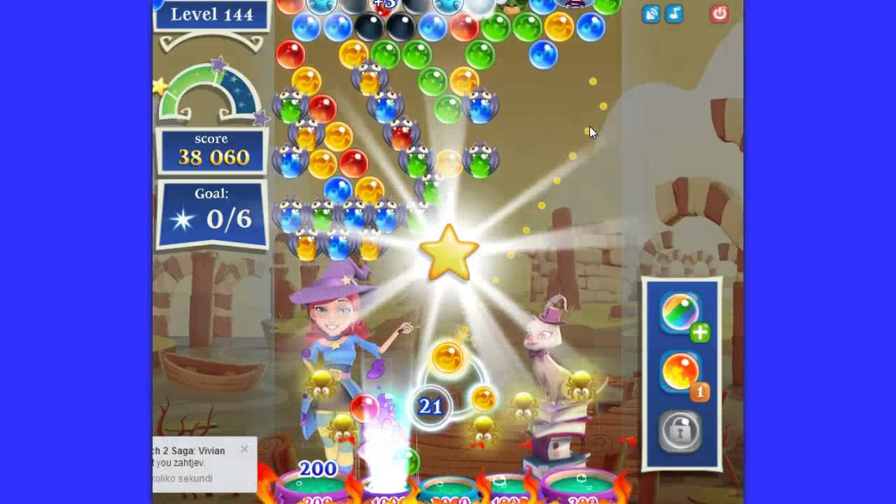 Bat levels in bubble witch 2
