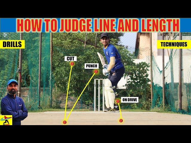 HOW TO JUDGE BALL’S LINE AND LENGTH IN BATTING | TECHNIQUE  DRILLS AND TIPS | HINDI CRICKET COACHING class=