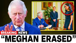 2 MIN AGO: Charles Signs Royal Order Stripping Meghan of All Windsor Records Permanently