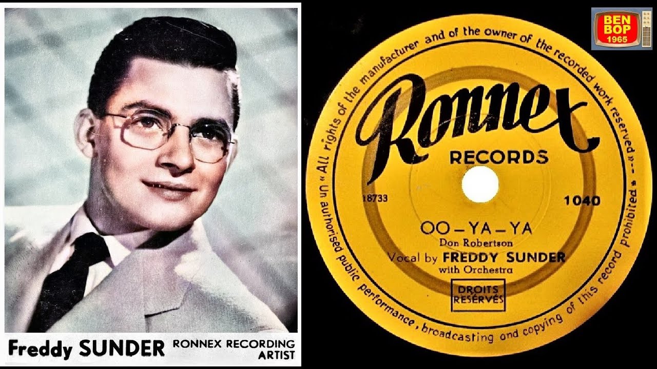 FREDDY SUNDER - Oo-Ya-Ya / Kiss Boogie 💋 (1954) Ronnex Records