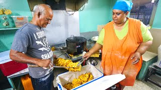 3 a.m. DOUBLES FACTORY and TRINI INDIAN FOOD in Port of Spain, Trinidad!!