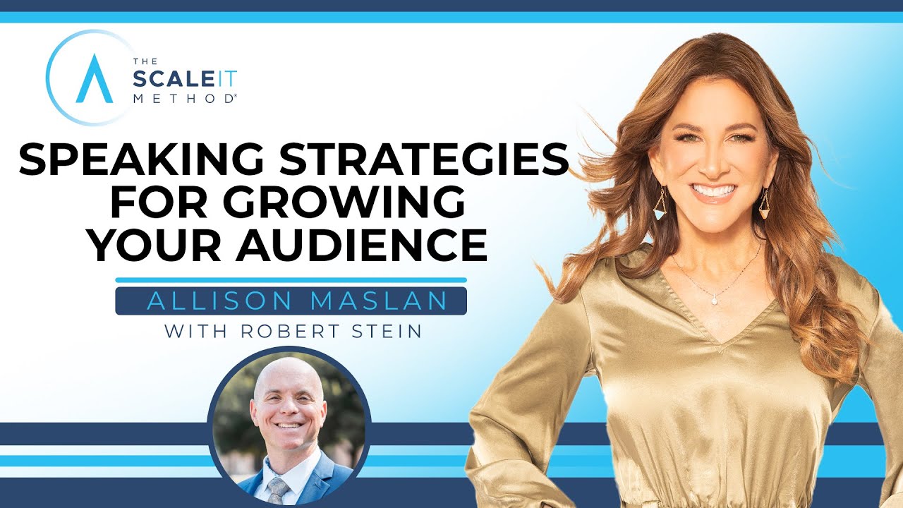 Speaking Strategies For Growing Your Audience with Robert Stein