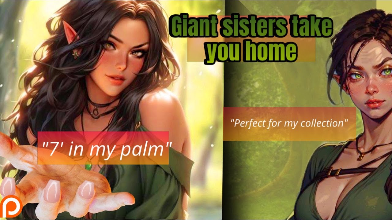 GIANTESS SISTERS!! little man listener FANTASY
