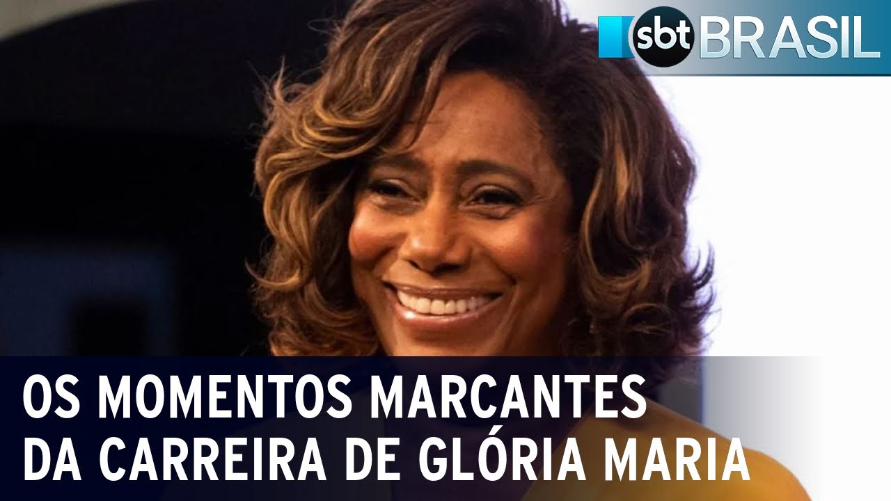 Carreira de Glória Maria no jornalismo durou mais de 5 décadas | SBT Brasil (02/02/23)