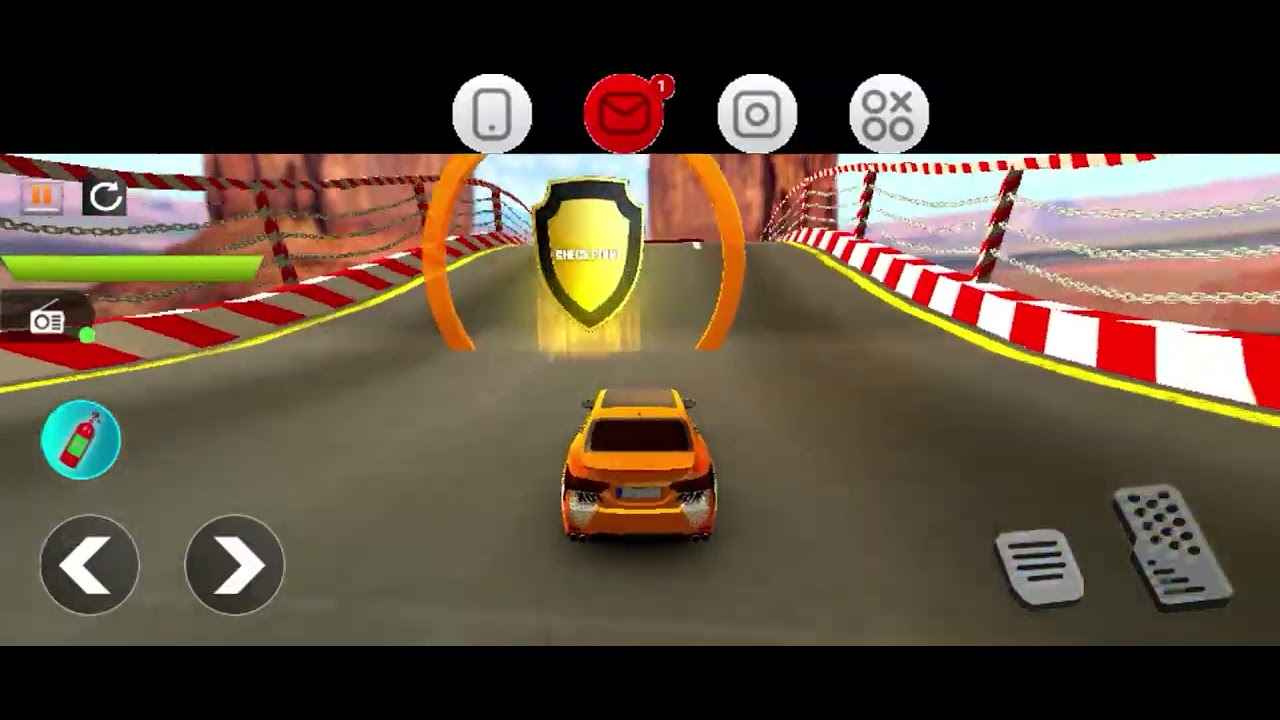 What a game!!!Mega  Ramp car racing gameplay 😎😎😎 ⚠️'alert'⚠️I'm not a pro yet! 