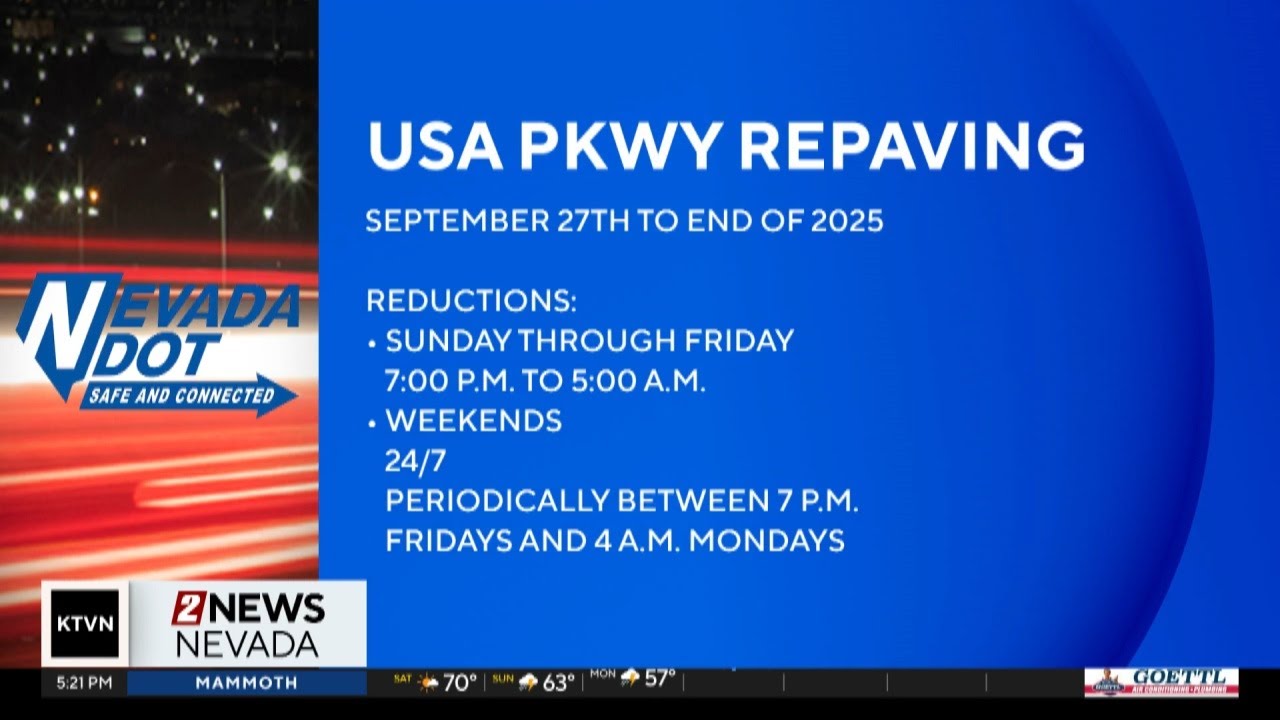 USA Parkway repaving