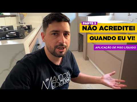 Como fazer piso de cimento queimado líquido - aula 3