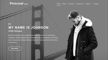 Download Free Portfolio Website in HTML and CSS || HTML CSS Website Template || Source coder