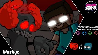 Tricky vs Herobrine [Expurgation x Danger] FnF Mashup
