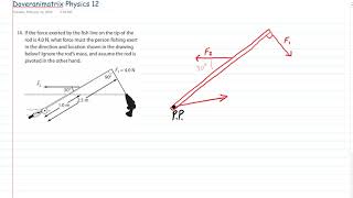 Physics 12 Ch 1 Static Equilibrium Page 37 #14