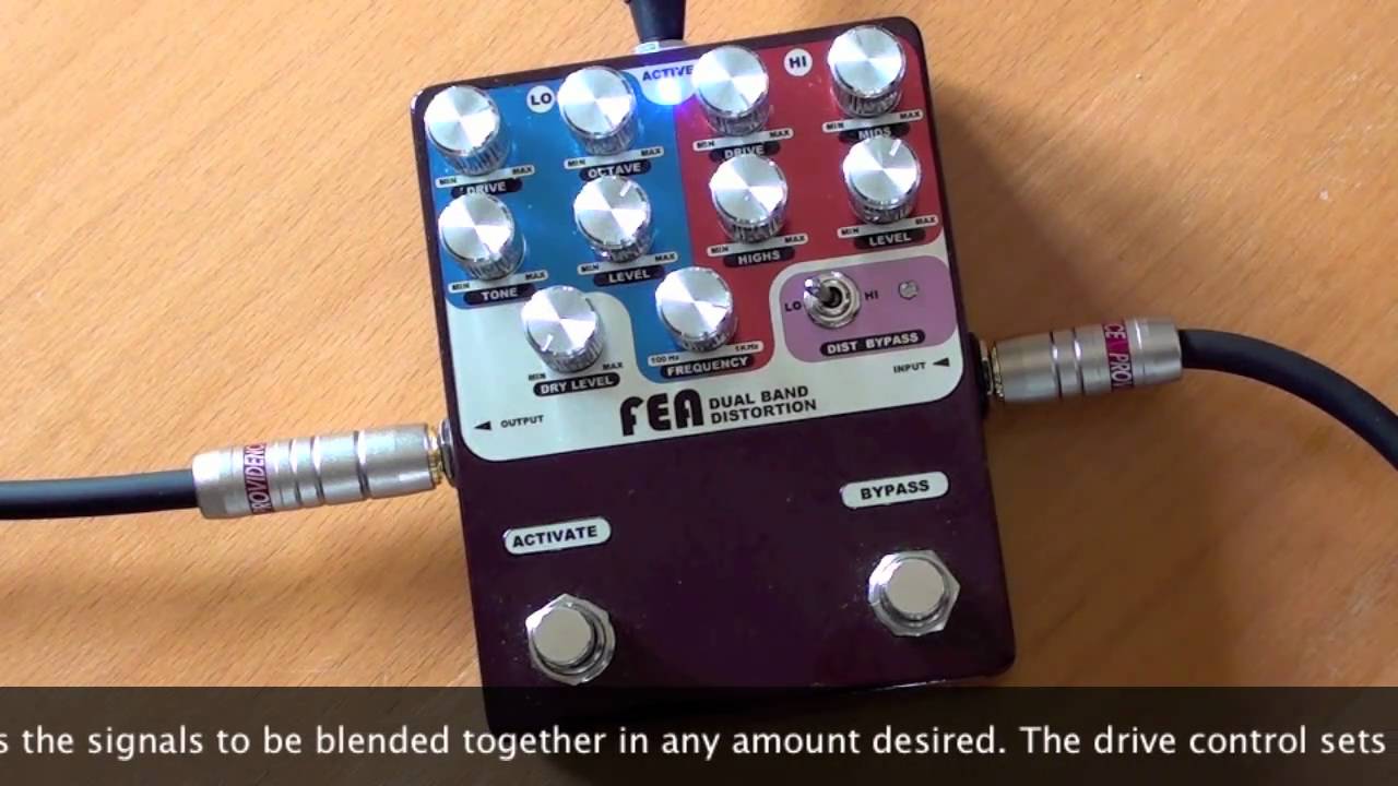 FEA Labs: Dual Band Distortion (1st version) - Strat to Bassman - YouTube