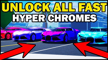 BEST WAYS TO GET EVERY HYPERCHROME... (Roblox Jailbreak)