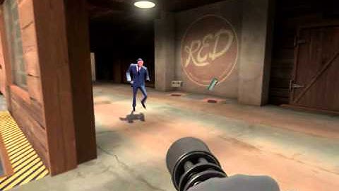 Spy Fail Backstab Attempt (TF2 Heavy Replay)