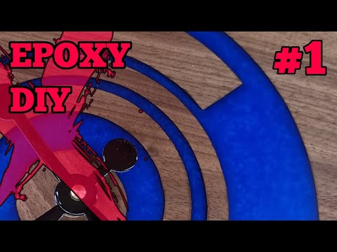 Epoxidharz Nussbaum Uhr selber bauen! Wird das ein ...