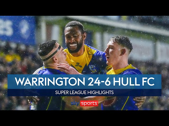 Thewlis with HAT-TRICK as Wire go THIRD | Warrington 24-6 Hull FC | Super League Highlights