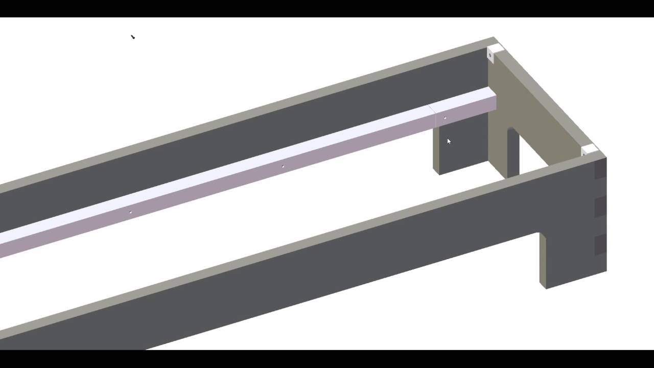 Instalación base madera del riel de aluminio yoga para niños