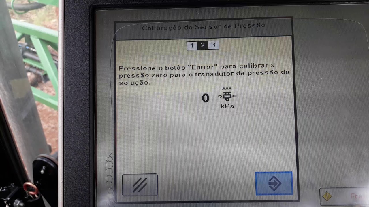 Configurações de trabalho e calibração monitor GS3 PV 4630