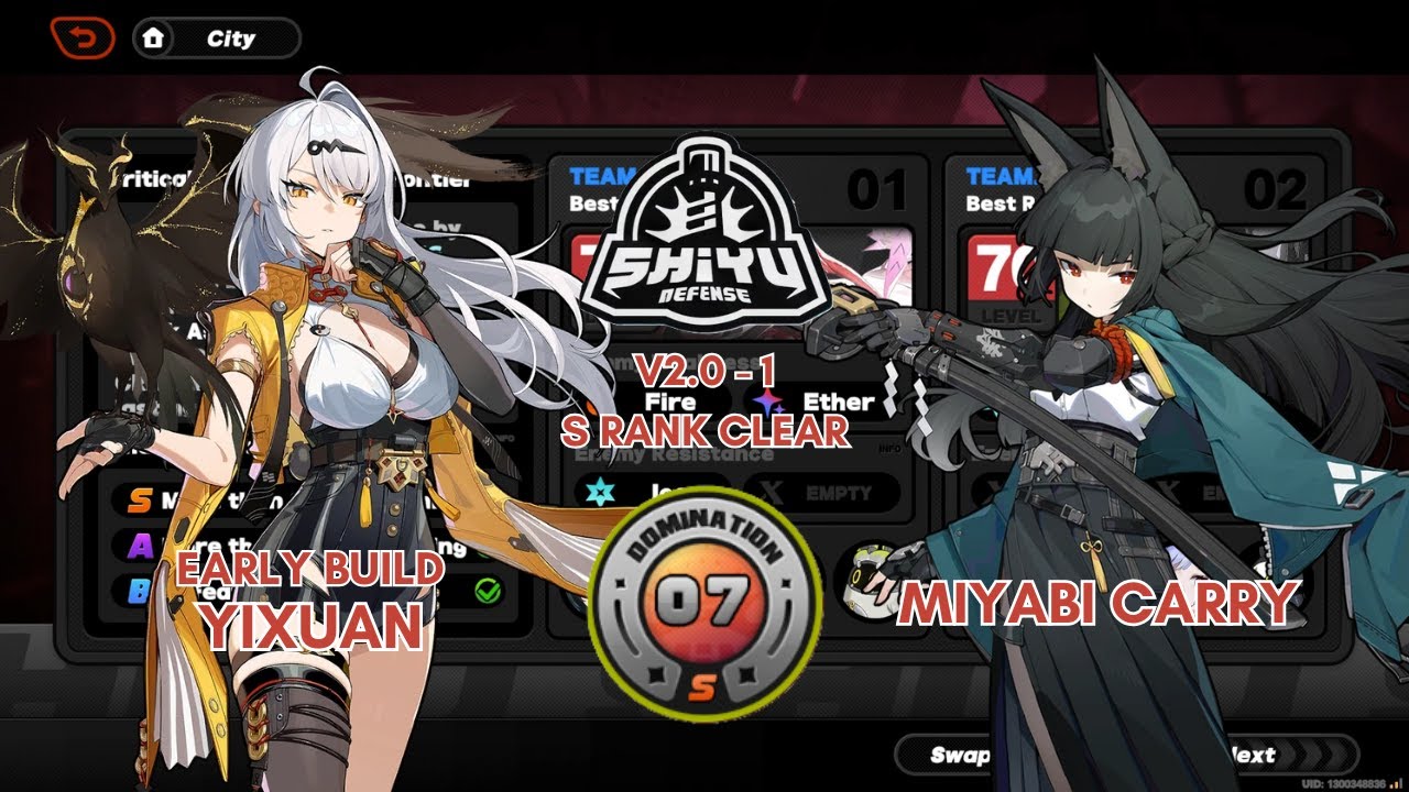 YIXUAN IS HERE!! YIXUAN SHOWCASE W MIYABI | Shiyu Defense Critical Node 7 V2.0-1 | Zenless Zone Zero