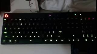 Logitech G810 Spectrogram (Audio Visualisation Effect)