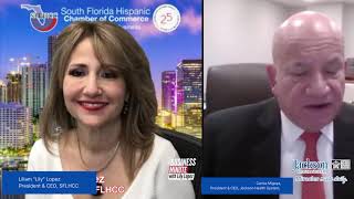 A Business Minute with Lily Lopez and Carlos  Migoya, President and CEO Jackson Health System 1