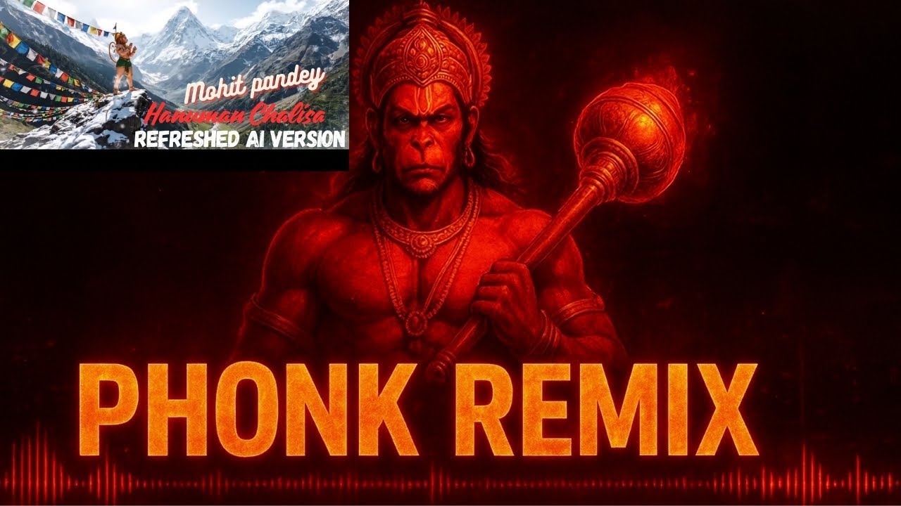 🚩 Hanuman Chalisa Phonk Remix 2025 | Trending Bajrangbali Song | Jai Hanuman 🔥 