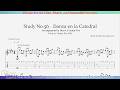 Study No.56 - Danza en la Catedral (Arrangement by Dien Le Guitar Pro) for Guitar with TAB