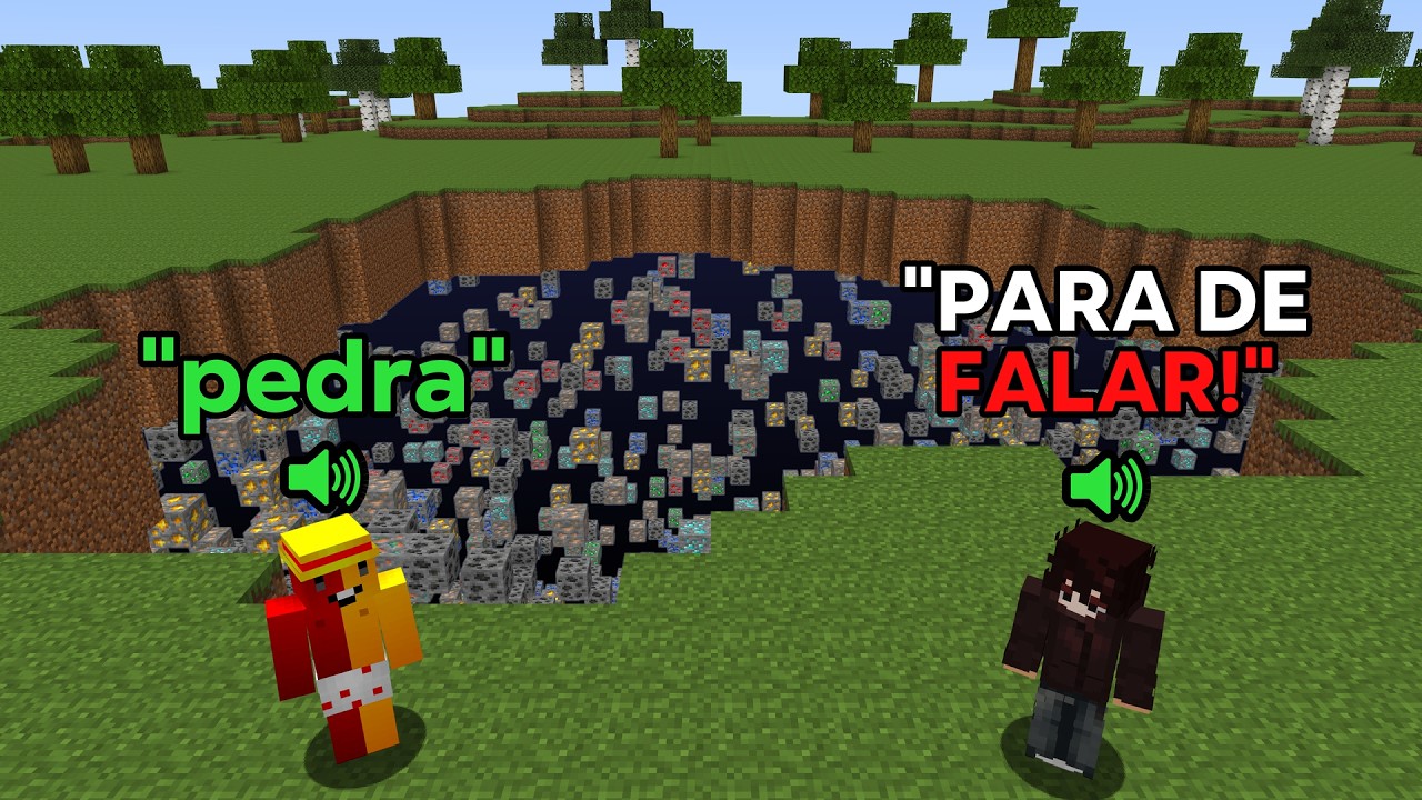tudo que FALAR DESAPARECE no minecraft