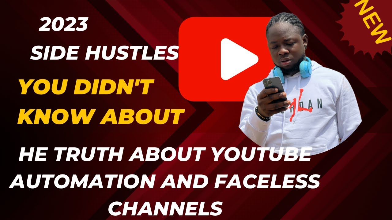 The TRUTH About YouTube Automation and Faceless Channels: Side hustles you didn't know about