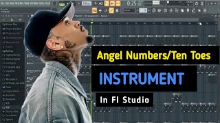 How I made "Angel Numbers/Ten Toes By Chris Brown" INSTRUMENT in FL Studio