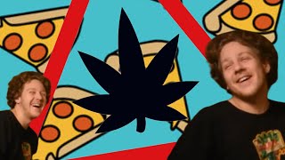 Making Pizza Without A Recipe After Eating 500mg Of THC Edibles (Overcooked)