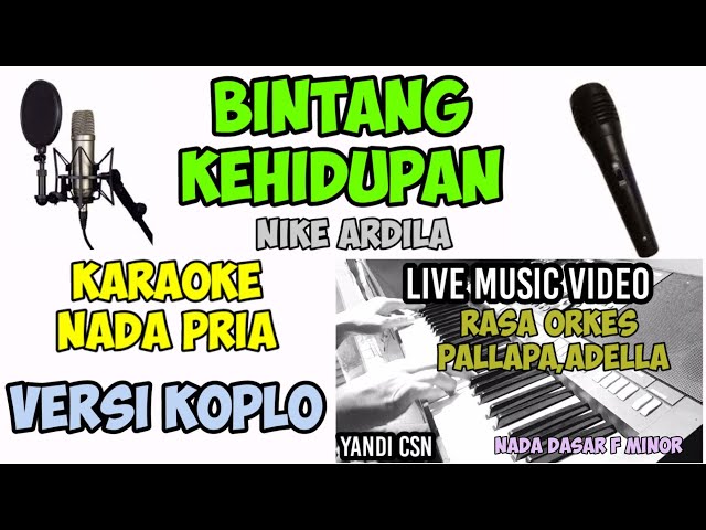 BINTANG KEHIDUPAN KARAOKE KOPLO NADA PRIA class=