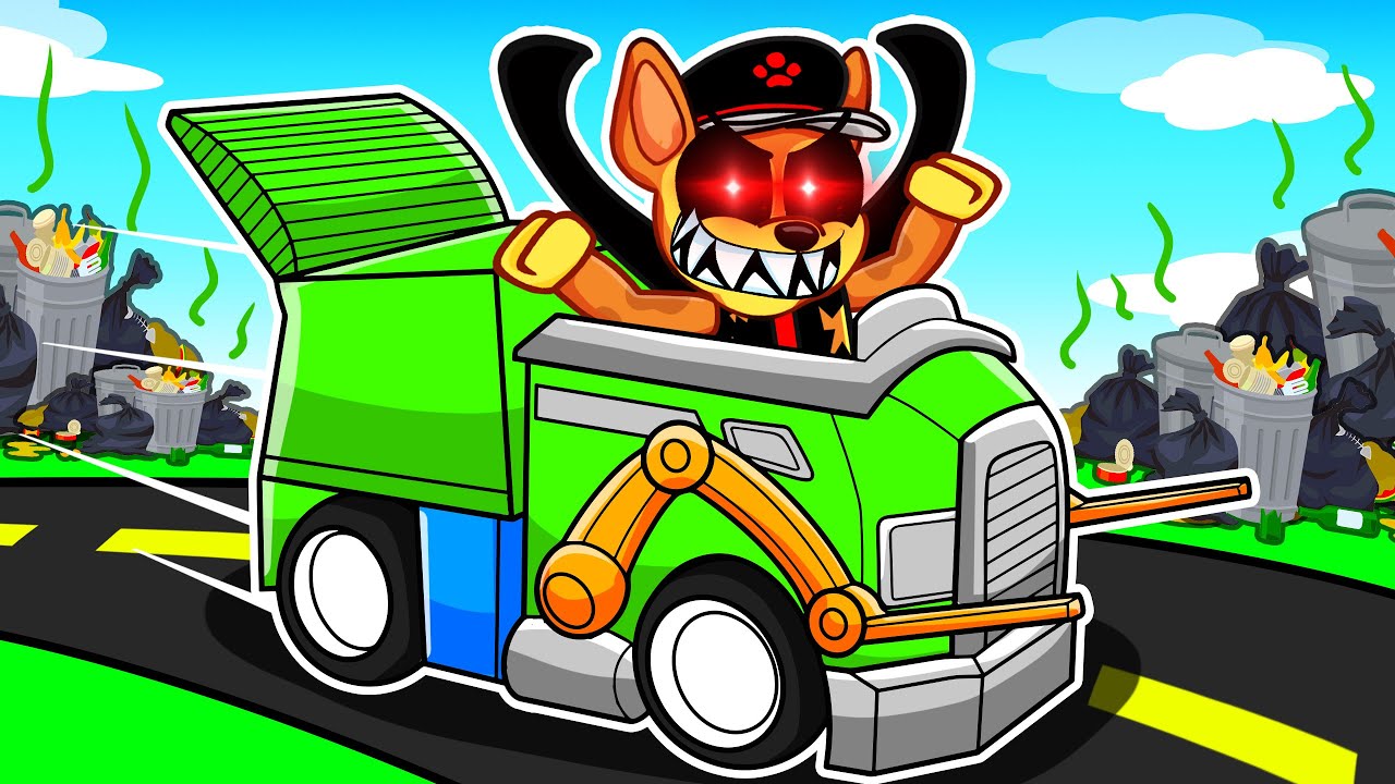 CHASE.EXE Steals ROCKY'S RECYCLING TRUCK!