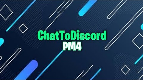 Plugin ChatToDiscord || API 4.0.0 || Plugins PocketMine-MP