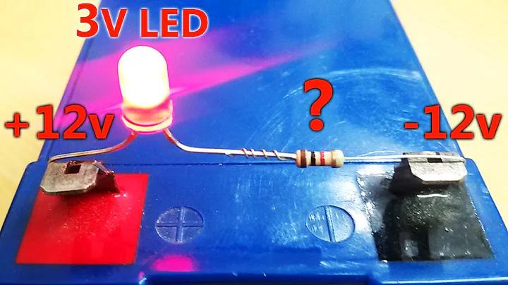 12v to 3v led resistor | 12v to 3v resistor | 12v to 3v converter Ezi Circuits