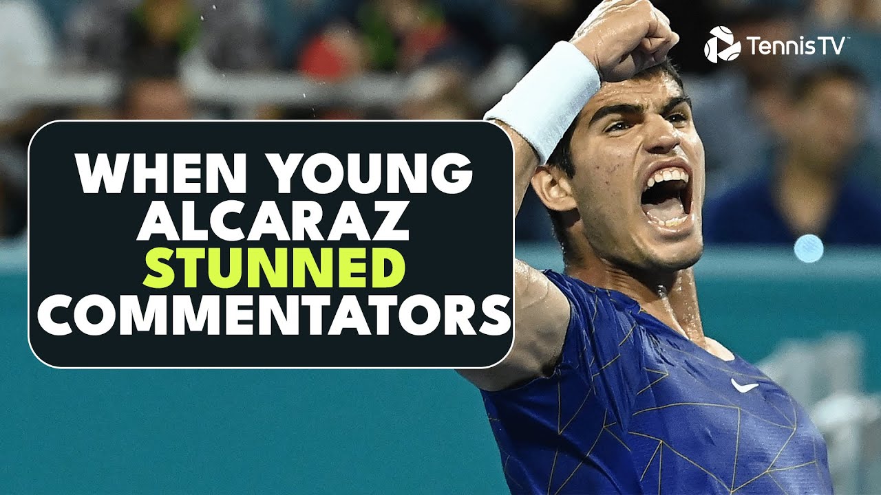 When Young Carlos Alcaraz STUNNED Commentators 🔥