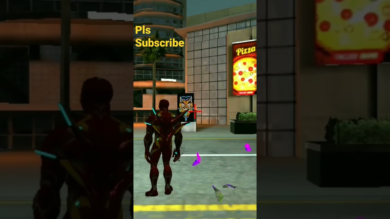 Iron Superhero Vs. City Gangs Playmode.Level (2).💖💖 