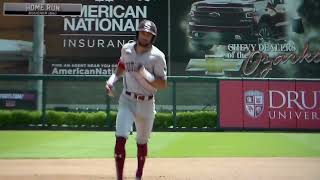 Southern Illinois' Pier Oliver-Boucher hits 2nd home run of game vs. Missouri State in conf tourney