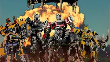Transformers: Rise of the Beasts Final Battle | Stop Motion