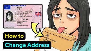 Change Address on UK Driving License (No Surname) Offline Method Step-by-Step | D1 Form DVLA)