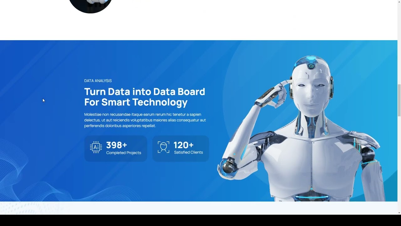 Diverge AI Robotics Elementor Template Kit data science automation