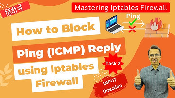 33 How to Block Ping (ICMP) Reply using Iptables Firewall | Mastering Iptables Firewall