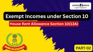 House Rent Allowance (HRA) Exemption | Section 10(13A) Income Tax | HRA Calculation Explained