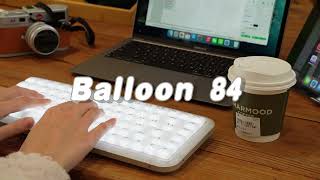 COOLKILLER Balloon84 | Enjoy your tea and typing #tech #coolkiller #keyboard #balloon84 #asmr