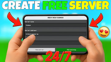 How to Make Free 24/7 Server in Minecraft PE 1.21 | Minecraft Server Kaise Banaen